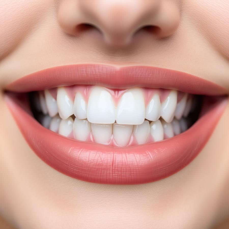 Porcelain veneers after