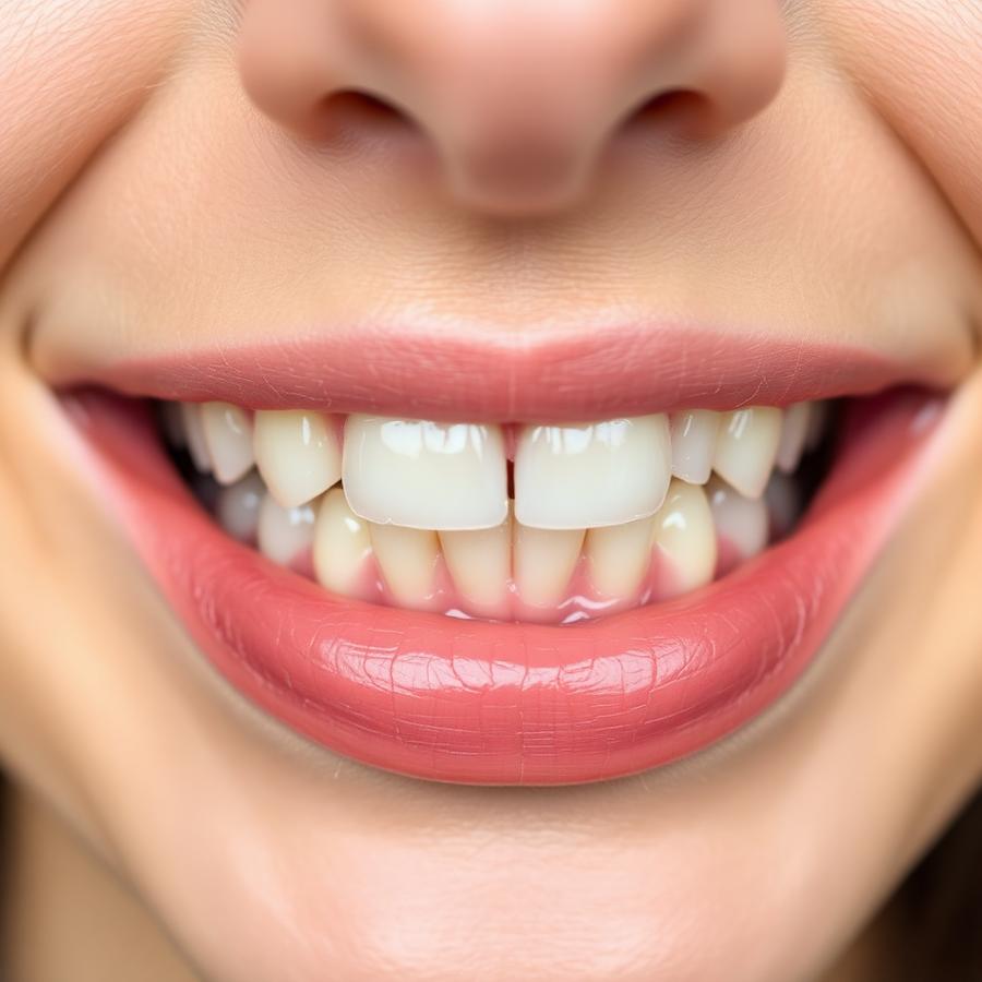Porcelain veneers before